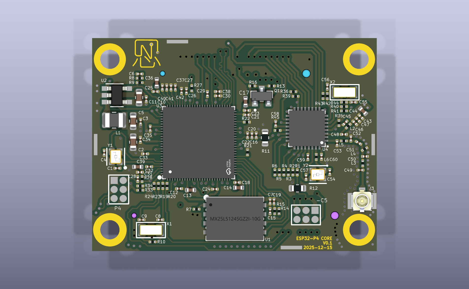 YeaCreate-ESP32-P4-CORE核心板